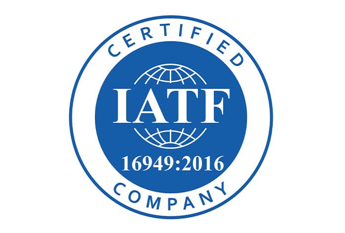 IATF 16949:2016 Certified Company