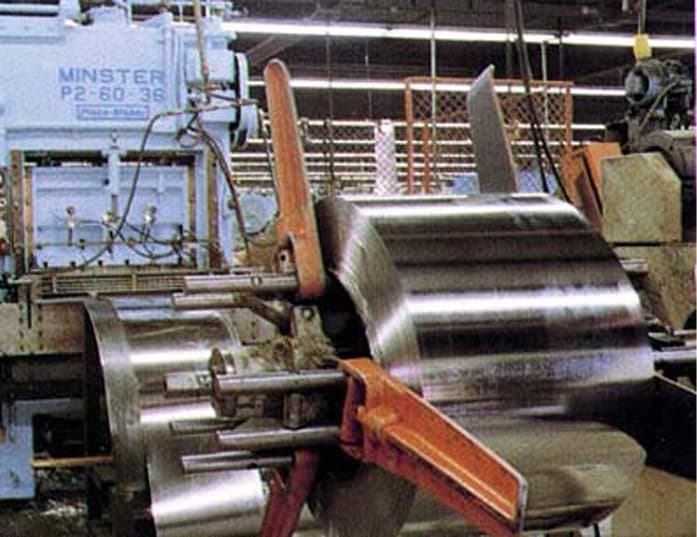 metal stamping area